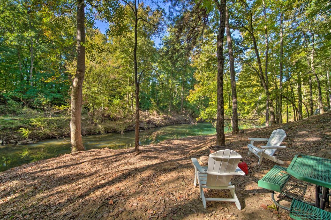 The Treehouse Cabin Creekside Home With Hot Tub! Summerville Exteriör bild
