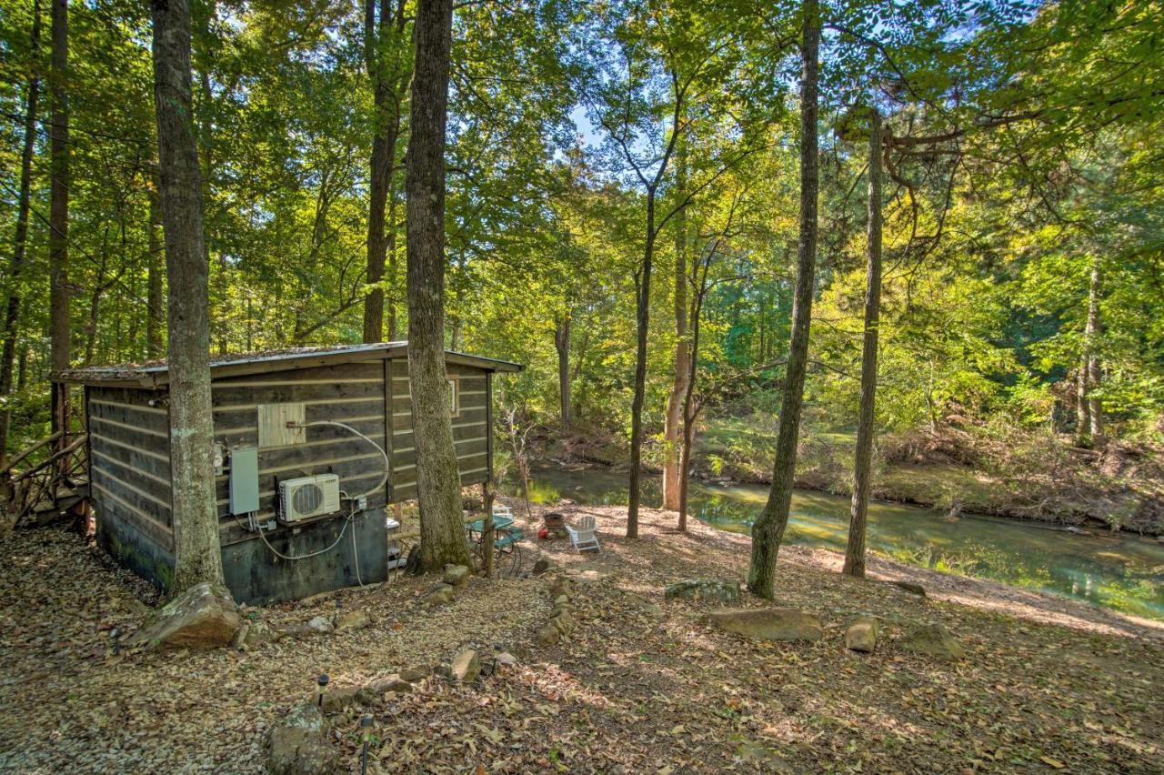 The Treehouse Cabin Creekside Home With Hot Tub! Summerville Exteriör bild