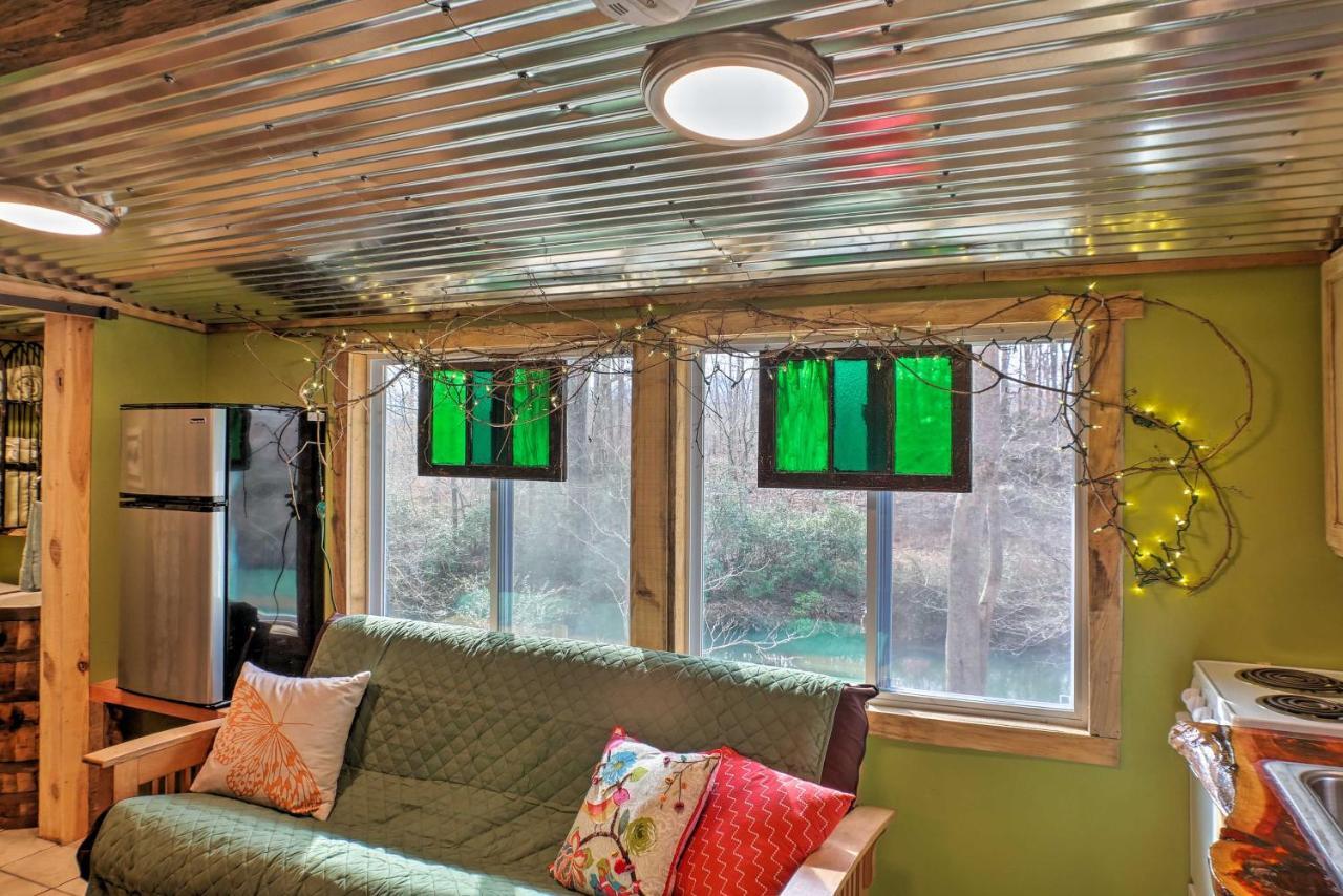 The Treehouse Cabin Creekside Home With Hot Tub! Summerville Exteriör bild